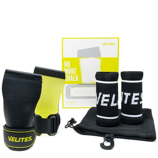 Velites Quad Ultra Hand Grips No Chalk Black Kit 4 Velites Quad Ultra Hand Grips No Chalk Black Kit - Billede 2
