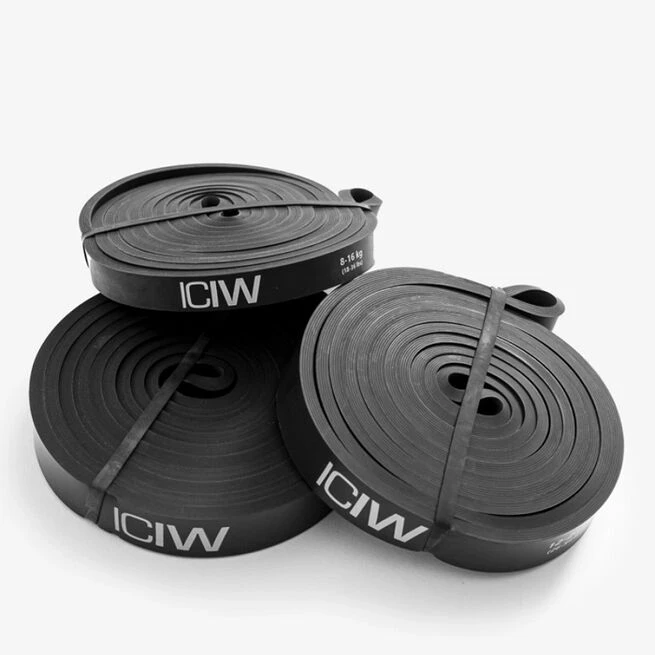 ICANIWILL ICIW Power Bands 3-pack, Black 3 ICANIWILL ICIW Power Bands 3-pack, Black