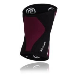 REHBAND RX Knee Sleeve, 5mm, Burgundy/Black -Gymstick Butik 105314 020r rx knee sleeve 5mm burgundy black