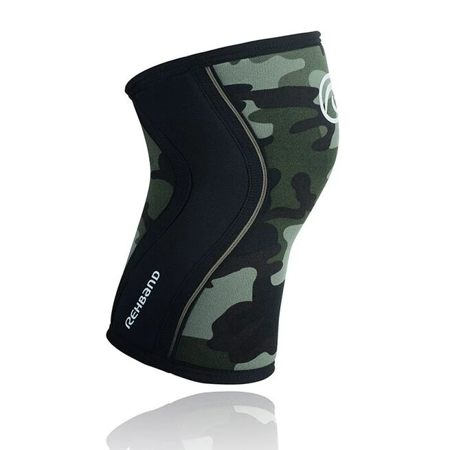 REHBAND RX Knee Sleeve, 5mm, Camo/Black 4 REHBAND RX Knee Sleeve, 5mm, Camo/Black - Billede 2