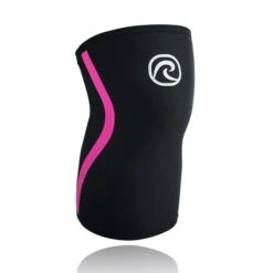 REHBAND RX Knee Sleeve, 7mm, Black/Pink -Gymstick Butik 105434 030r rx knee sleeve 7mm black pink 2