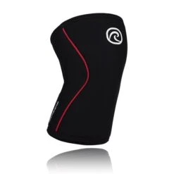 REHBAND RX Knee Sleeve, 7mm, Black/Red