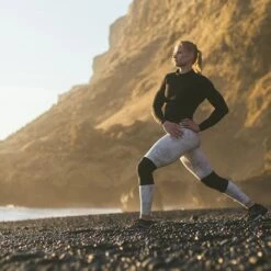 REHBAND RX Knee Sleeve, 7mm, Carbon Black -Gymstick Butik 105466 010r rx knee sleeve 7mm carbon black 9