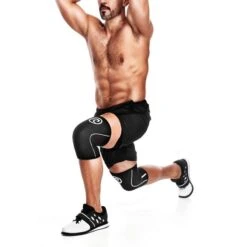 REHBAND RX Knee Sleeve Power Max, 7mm, Black -Gymstick Butik 105506 010R Rehband RX Knee Sleeve Power Max 7mm Black 02 0520