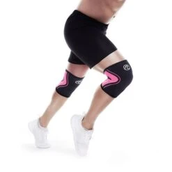 REHBAND RX Knee Sleeve, 3mm, Black/Pink -Gymstick Butik 1060 139r 1 2