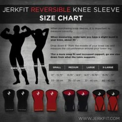 Jerkfit Reversible Knee Sleeves -Gymstick Butik 1081 37r jerkfit reversible knee sleeves 2
