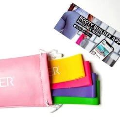 Booty Builder Mini Bands, Pink, 4-Pack -Gymstick Butik 1087 03 booty builder mini bands pink 4 pack 3