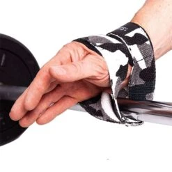 Figure 8 Straps - Lifting Loops, White Camo, One Size -Gymstick Butik 1089 103 CP sports Figure 8 Straps Lifting Loops White Camo One Size 04 0121