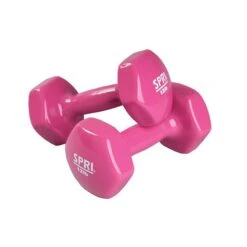 Spri Dumbbells Vinyl, Pair - 5,4 Kg