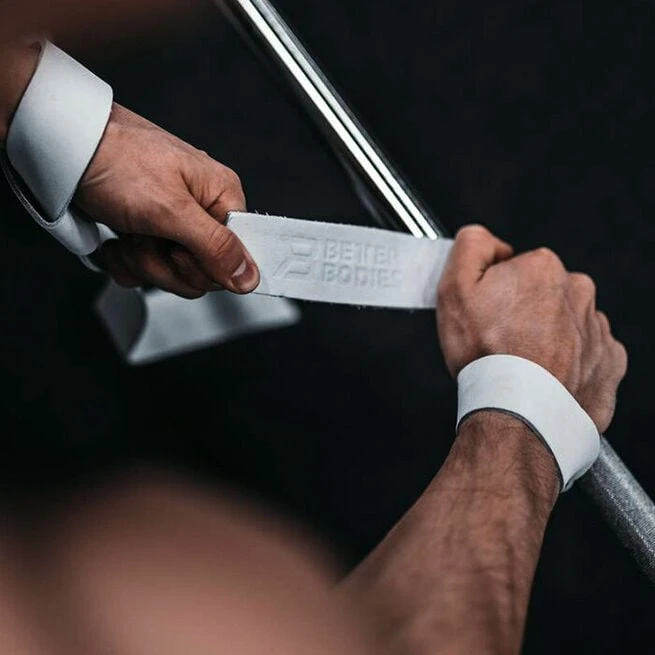 Leather Lift Straps, Foggy 5 Leather Lift Straps, Foggy - Billede 3