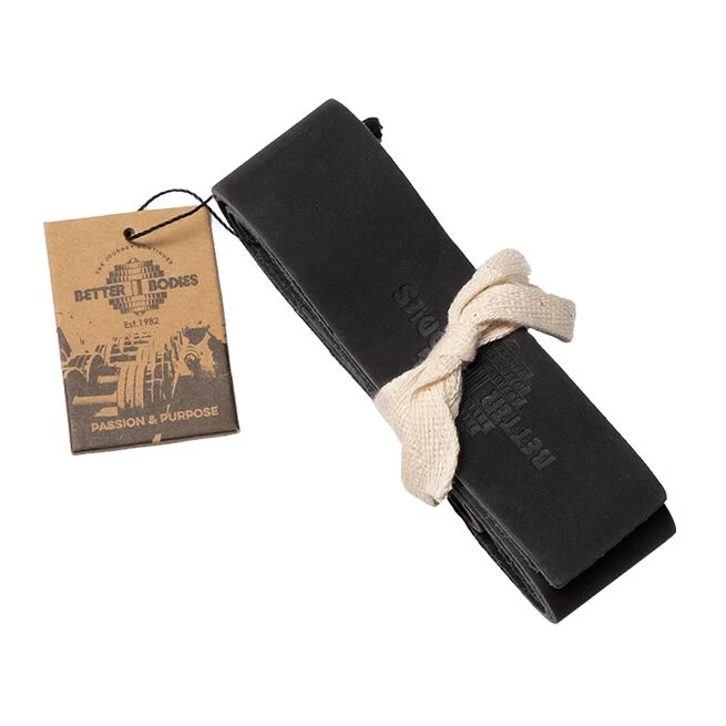 Leather Lift Straps, Black 7 Leather Lift Straps, Black - Billede 5