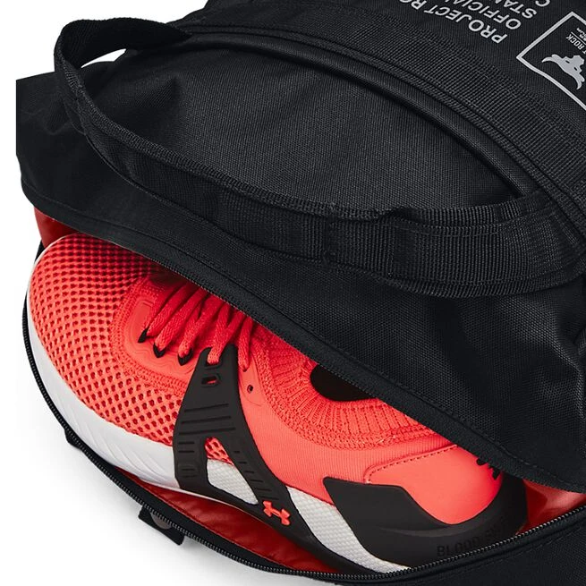 UA Project Rock Box Duffle Backpack, Black/Pitch Gray 8 UA Project Rock Box Duffle Backpack, Black/Pitch Gray - Billede 6