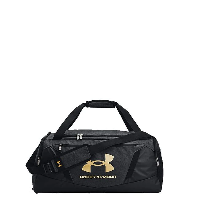 Under Armour UA Undeniable 5.0 Duffle Medium, Black Heather/Black/Metallic Gold 3 Under Armour UA Undeniable 5.0 Duffle Medium, Black Heather/Black/Metallic Gold