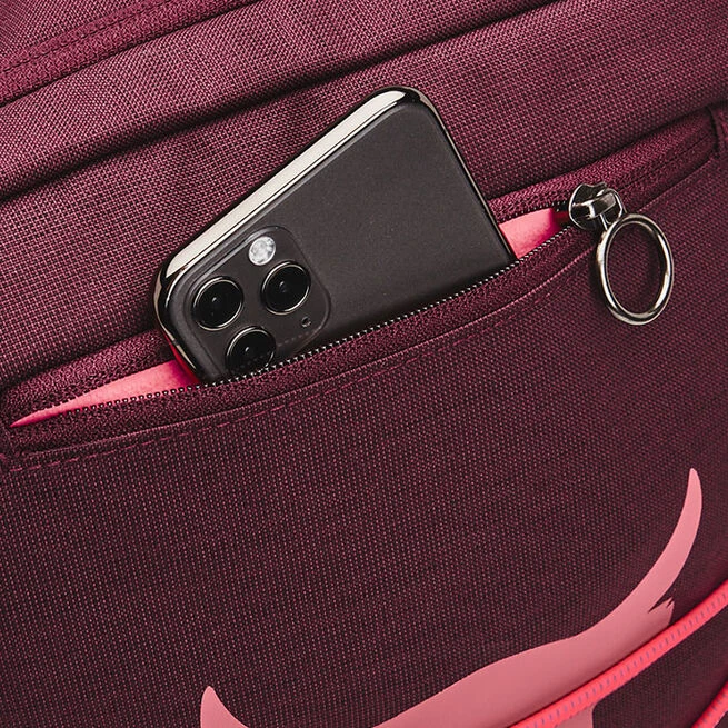 UA Project Rock Brahma BP, Dark Maroon/Deco Rose/Blitz Red 9 UA Project Rock Brahma BP, Dark Maroon/Deco Rose/Blitz Red - Billede 7