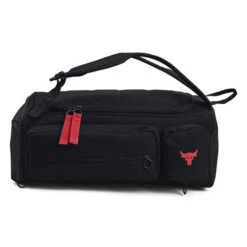 UA Project Rock Duffle Back Pack Black -Gymstick Butik 1376459 001.MASTER UA ProjectRock Duffle Back Pack Black 0123 3