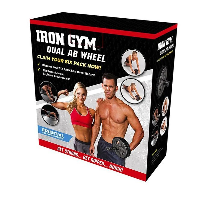 Iron Gym Dual Ab Wheel 4 Iron Gym Dual Ab Wheel - Billede 2