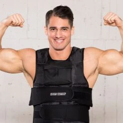 Sport Nation Adjustable Weight Vest With Front Pocket 10 Kilo, Camo -Gymstick Butik 1506 81 Sport Nation Adjustable Weight20Vest 10 kilo Black 3 Aug22