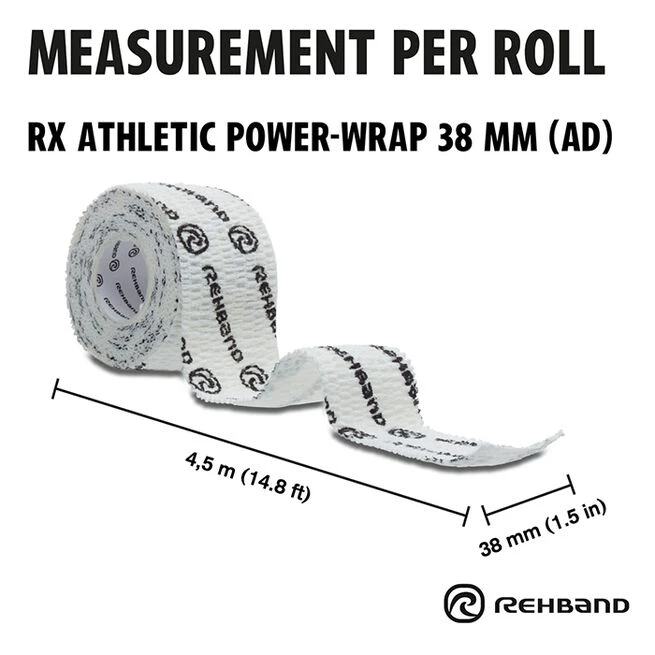REHBAND RX Athletic Power Wrap, 38mm X 4,5m 6 REHBAND RX Athletic Power Wrap, 38mm X 4,5m - Billede 4