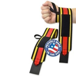 TITAN Signature Gold Wrist Wraps