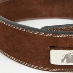 4 Inch Powerlifting Lever Belt, Brown -Gymstick Butik 991100129R Gorilla Wear 4 Inch Powerlifting Lever Belt Brown 04 0322