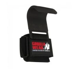 Weight Lifting Hooks, Black -Gymstick Butik 9912990000 weight lifting hooks black 1