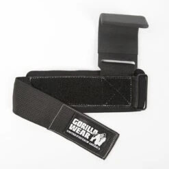 Weight Lifting Hooks, Black/White -Gymstick Butik 9912990109 Gorilla Wear Weight Lifting Hooks Black White 04 0921