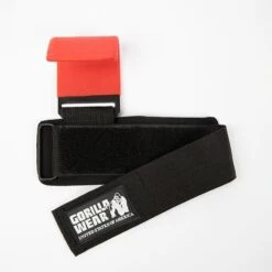 Weight Lifting Hooks, Black/Red -Gymstick Butik 9912990509 Gorilla Wear Weight Lifting Hooks Black Red 03 0921