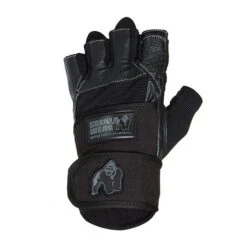 Dallas Wrist Wrap Gloves, Black