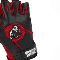 Mitchell Training Gloves, Black/Red -Gymstick Butik 991459050R Gorilla Wear Mitchell Training gloves black Red 02 sep22