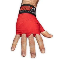 Boxing Hand Wraps, Red -Gymstick Butik 99908500 BoxingHandWraps Red 0323 5