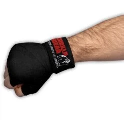 Boxing Hand Wraps, Black -Gymstick Butik 9990990041 Gorilla Boxing Hand Wraps Black 0223 4