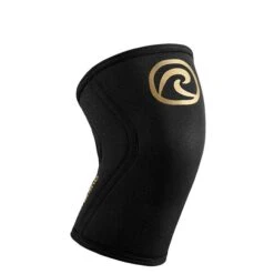 REHBAND Rx Knee Support 5 Mm X2 -Gymstick Butik R20015272R RX Knee Sleeve 5mm Gold Black 01 0922