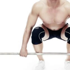 REHBAND RX Knee Sleeve, 7mm, Black -Gymstick Butik rx knee support 7 mm black rehband 1 1