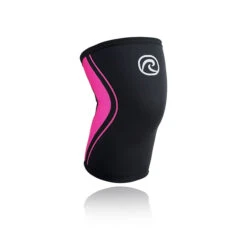REHBAND Rx Knee Support 3 Mm X2 -Gymstick Butik setrehband1 rx knee support 3 mm x2 Black Pink Rehband 0320